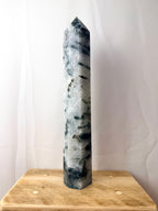 Large Moss Agate Tower (#2)