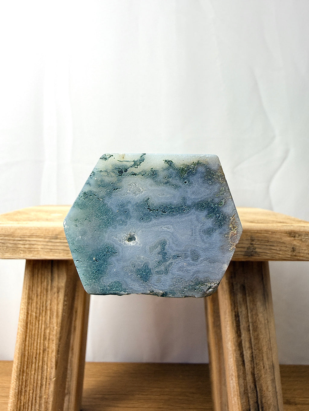 Large Moss Agate Tower (#2)