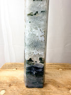 Large Moss Agate Tower (#2)