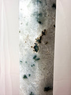 Large Moss Agate Tower (#2)