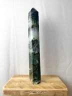 Large Moss Agate Tower (#3)