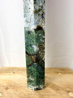 Large Moss Agate Tower (#3)