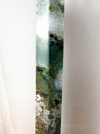 Large Moss Agate Tower (#3)