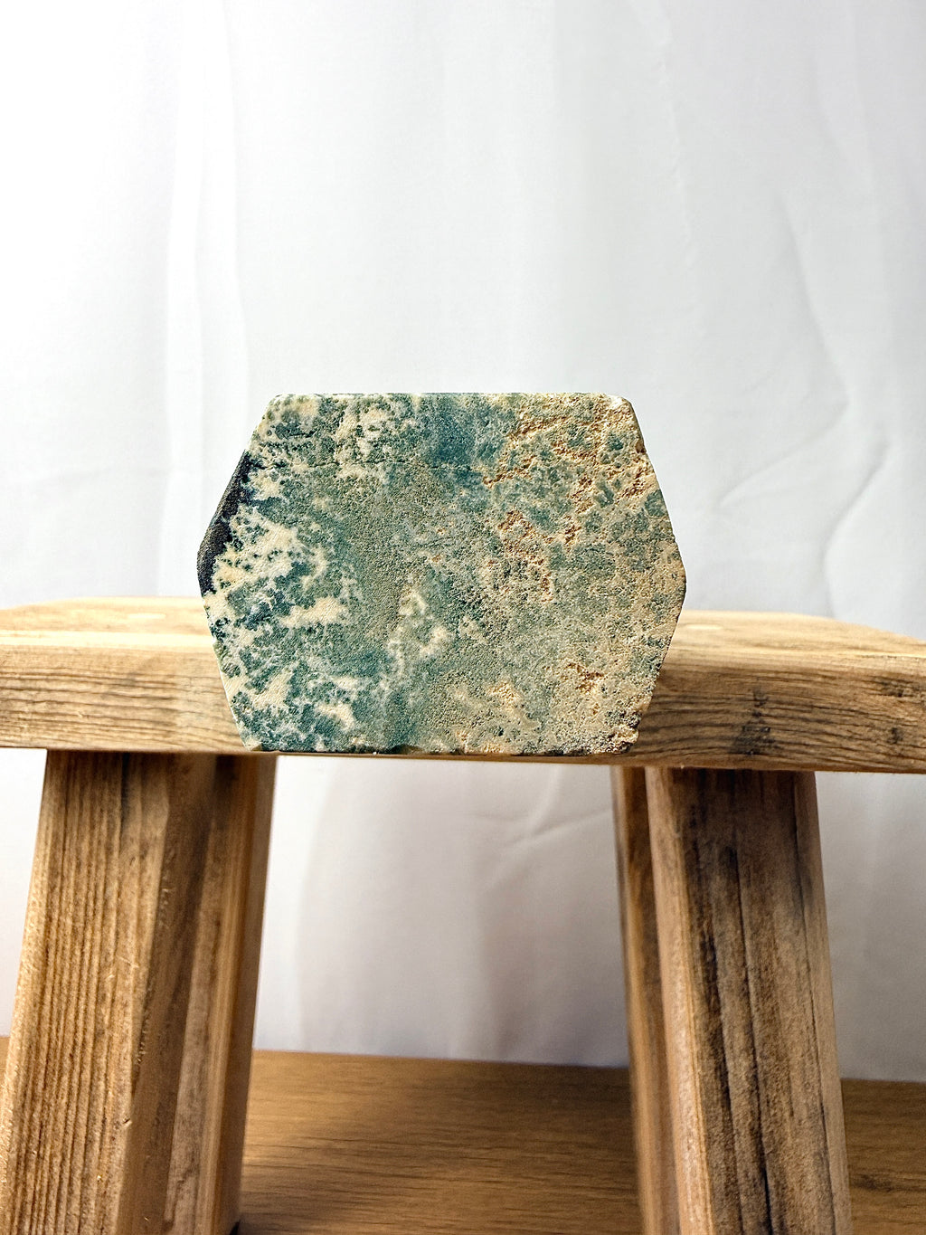 Large Moss Agate Tower (#3)