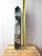 Large Moss Agate Tower (#3)