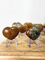 Small Ocean Jasper Heart