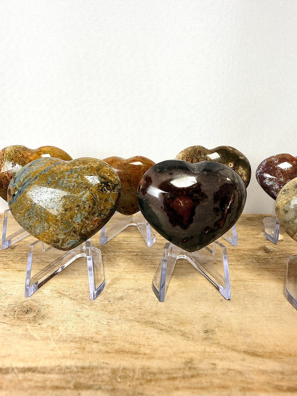 Small Ocean Jasper Heart