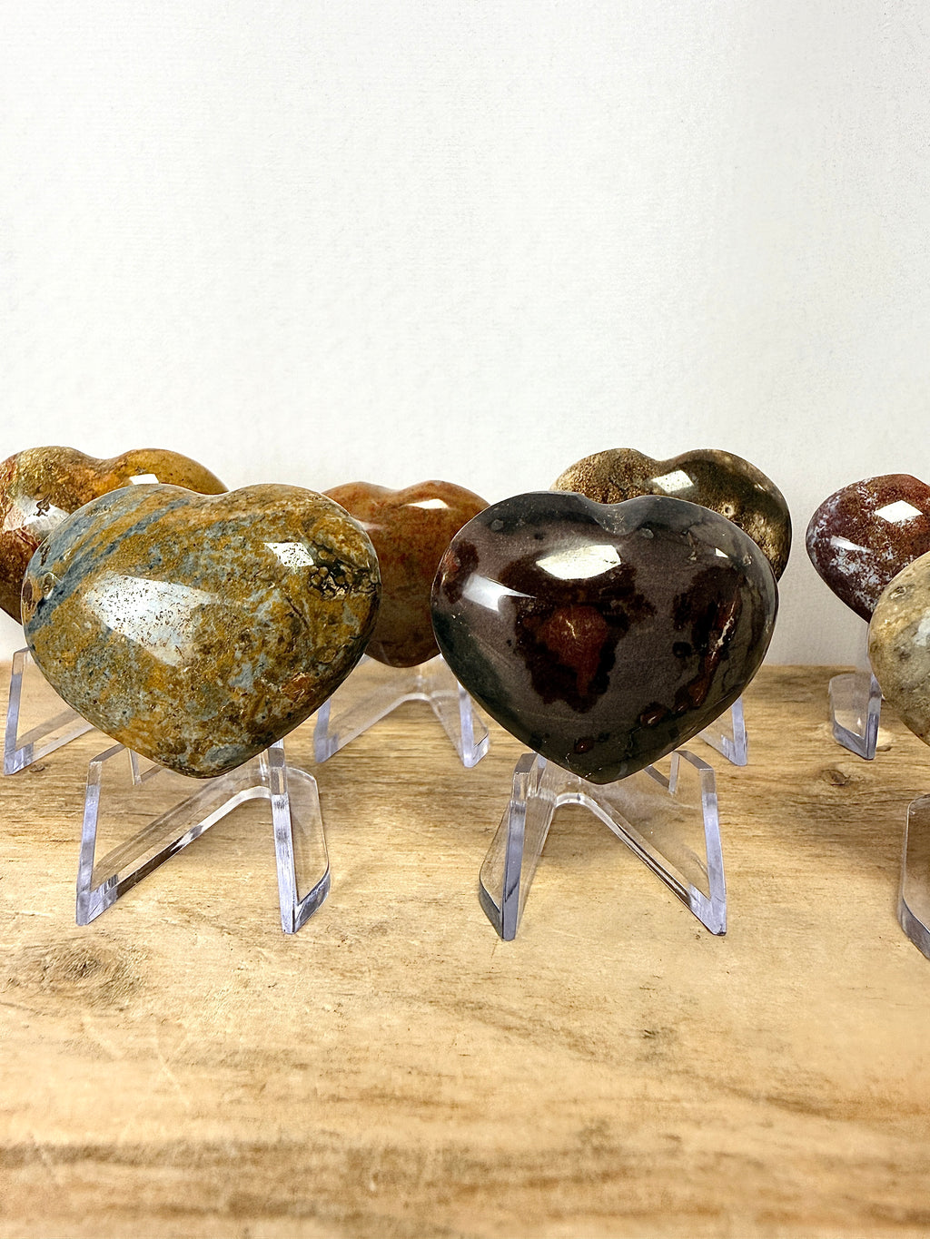 Small Ocean Jasper Heart
