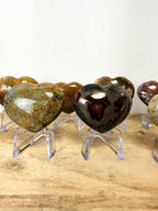 Small Ocean Jasper Heart
