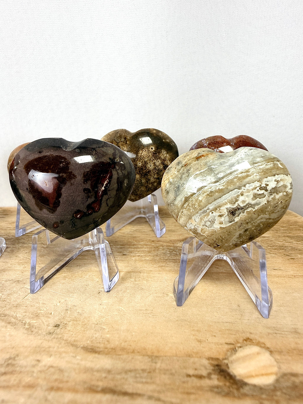 Small Ocean Jasper Heart