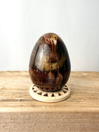 Fossilised Wood Egg