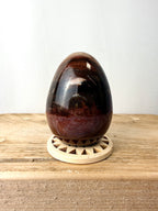 Fossilised Wood Egg