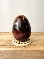 Fossilised Wood Egg
