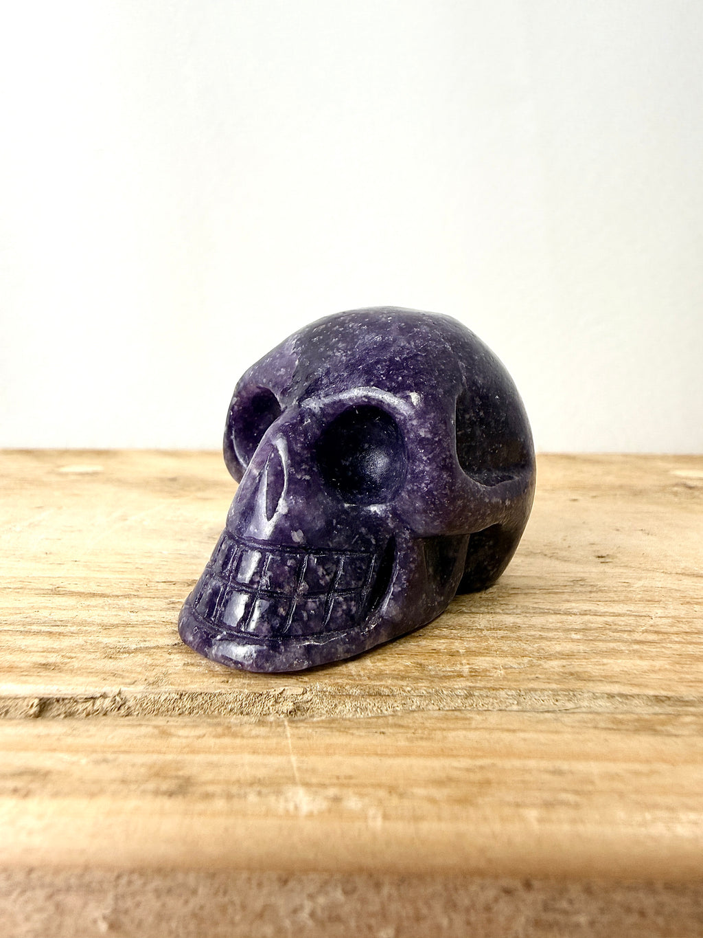 Lepidolite Skull #1