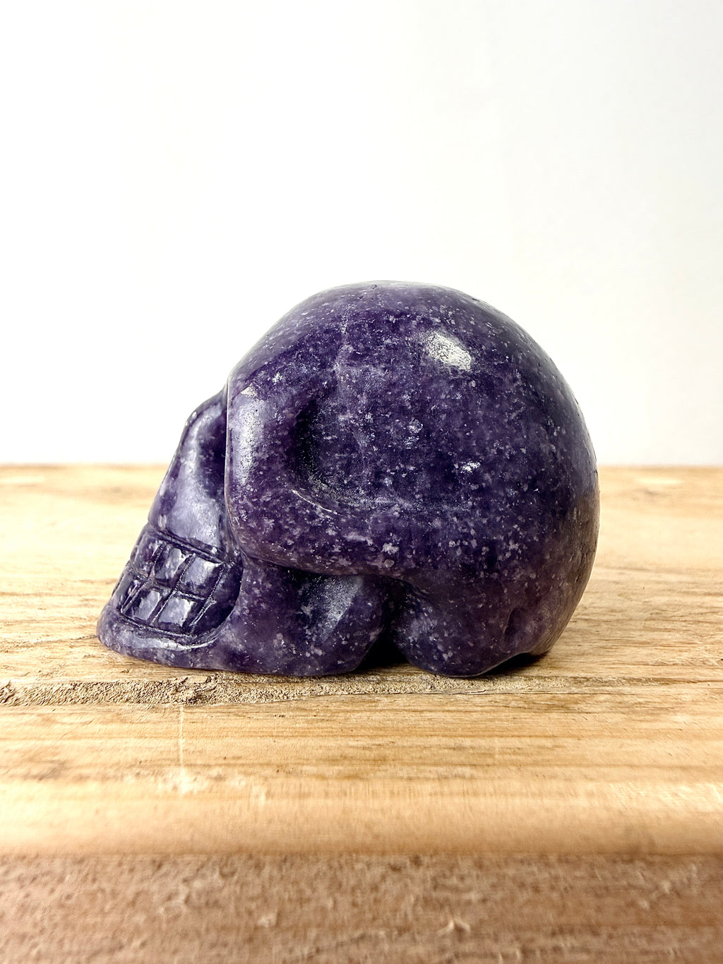 Lepidolite Skull #1