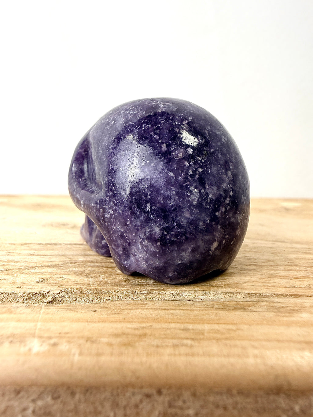 Lepidolite Skull #1