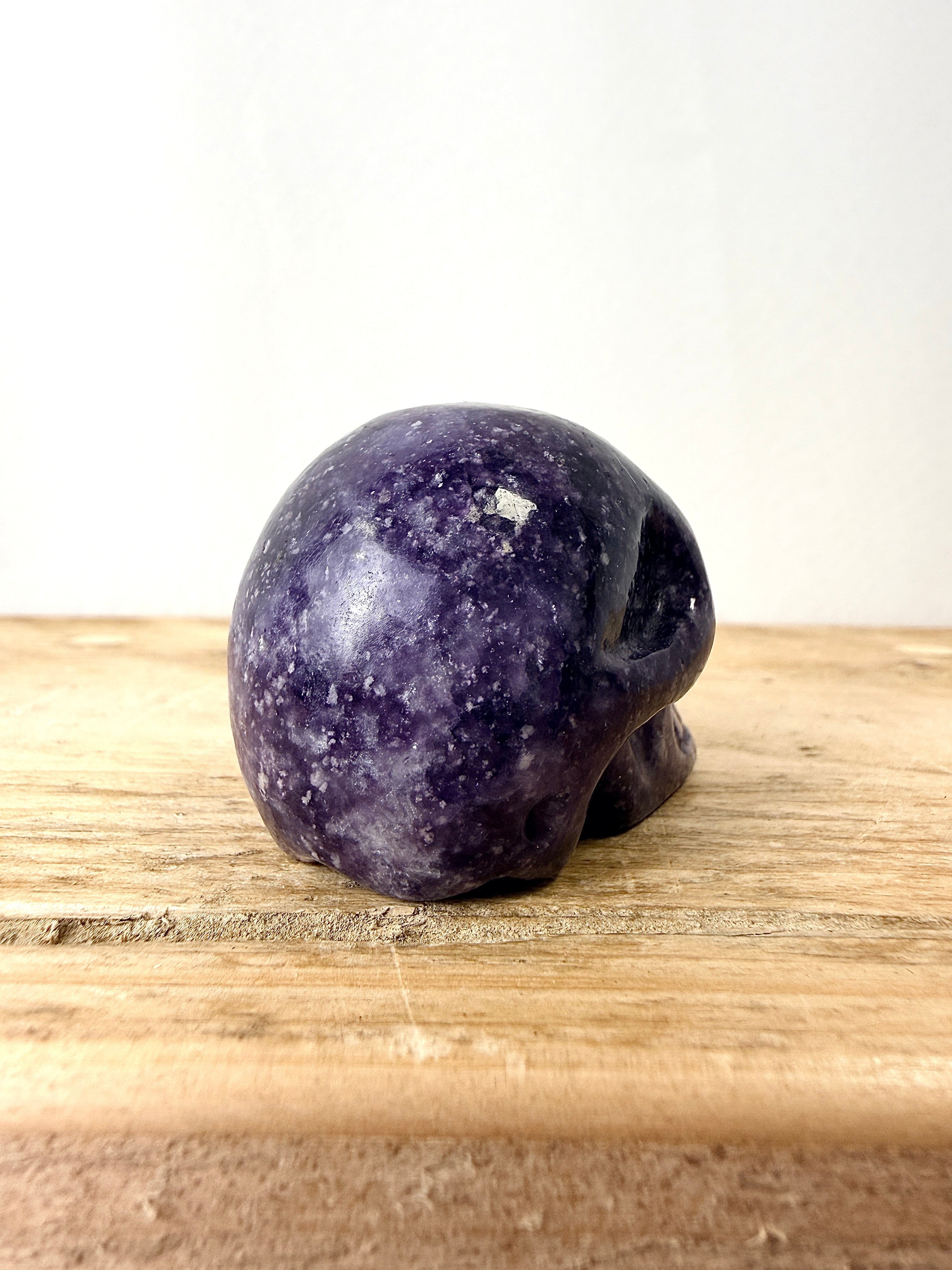 Lepidolite Skull #1