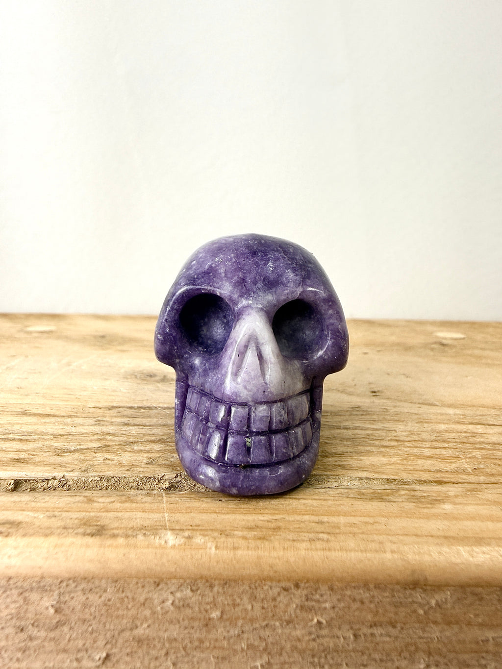 Lepidolite Skull #2