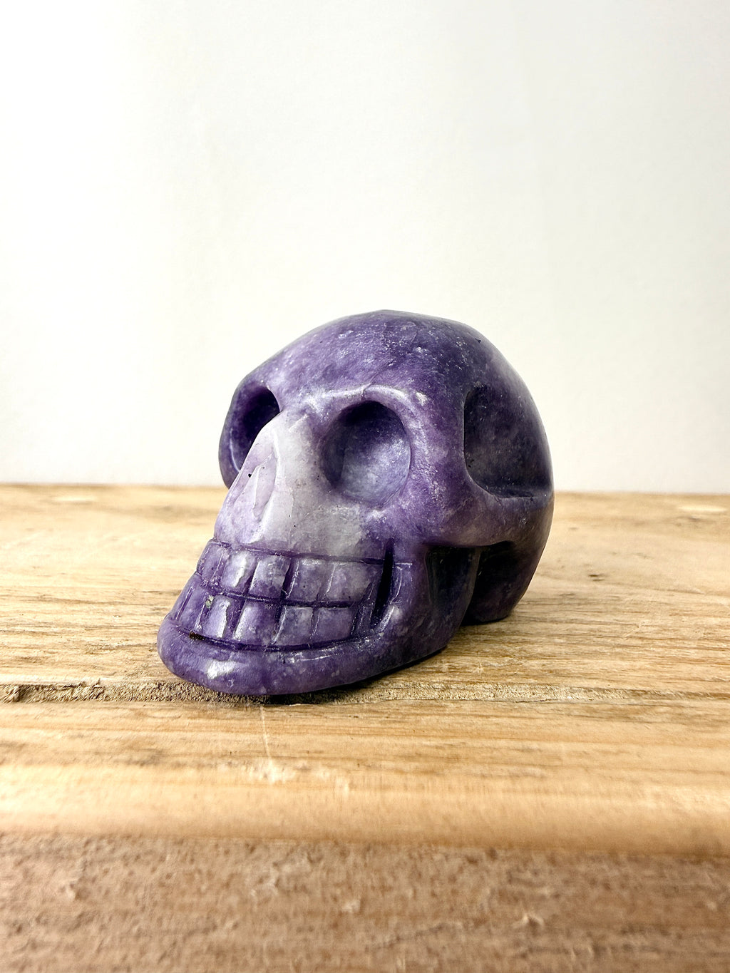 Lepidolite Skull #2