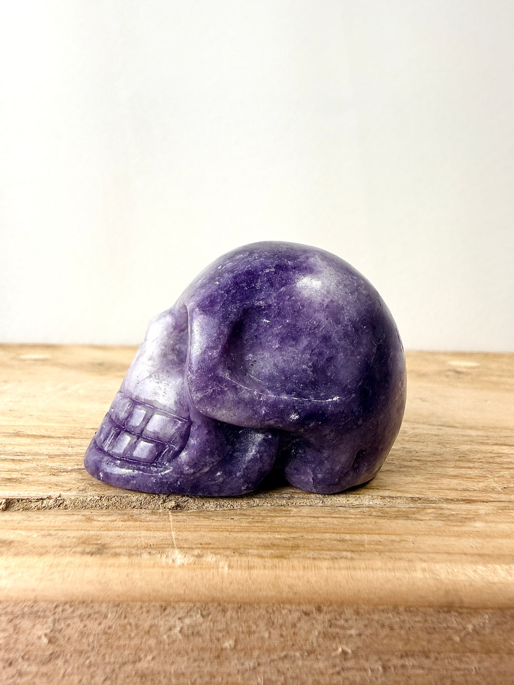 Lepidolite Skull #2
