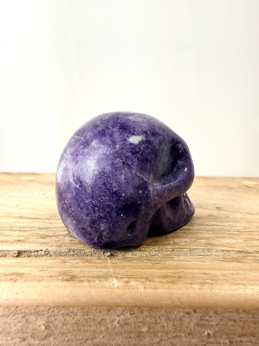 Lepidolite Skull #2
