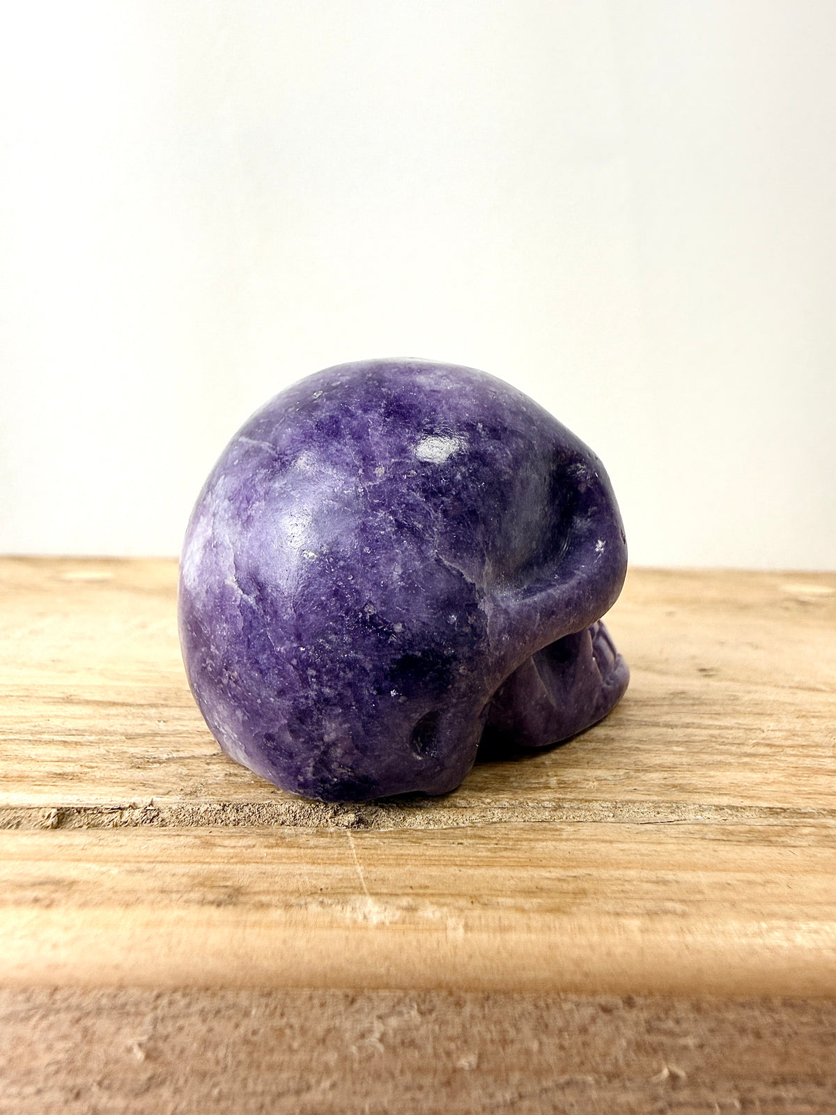 Lepidolite Skull #2