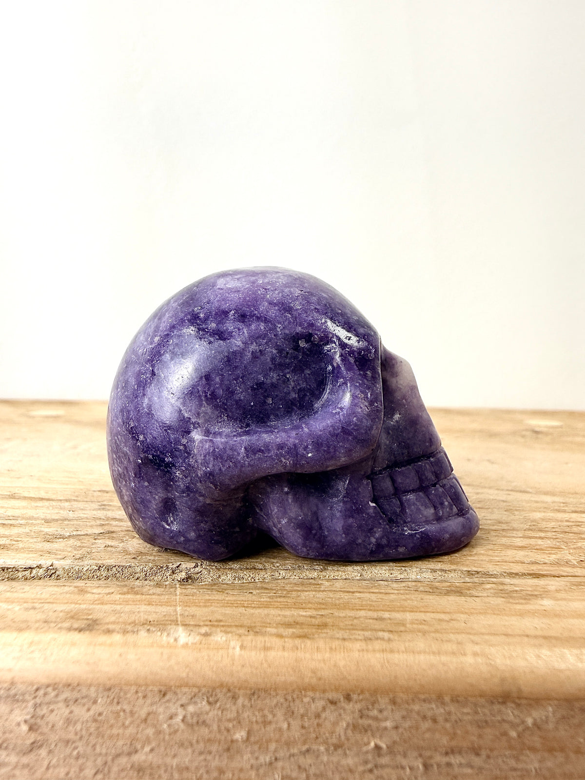 Lepidolite Skull #2