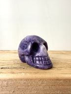 Lepidolite Skull #2
