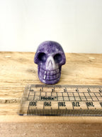 Lepidolite Skull #2