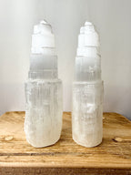Satin Spar Tower x1 - Large