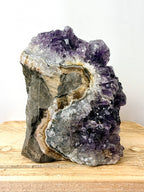 Dark Purple Amethyst Cut Base