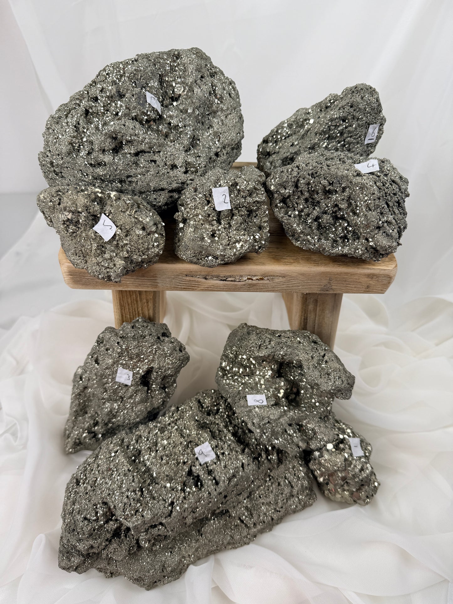Raw Pyrite (Fool's Gold) Chunks - Choose Your Own!