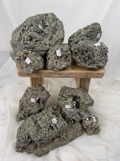 Raw Pyrite (Fool's Gold) Chunks - Choose Your Own!
