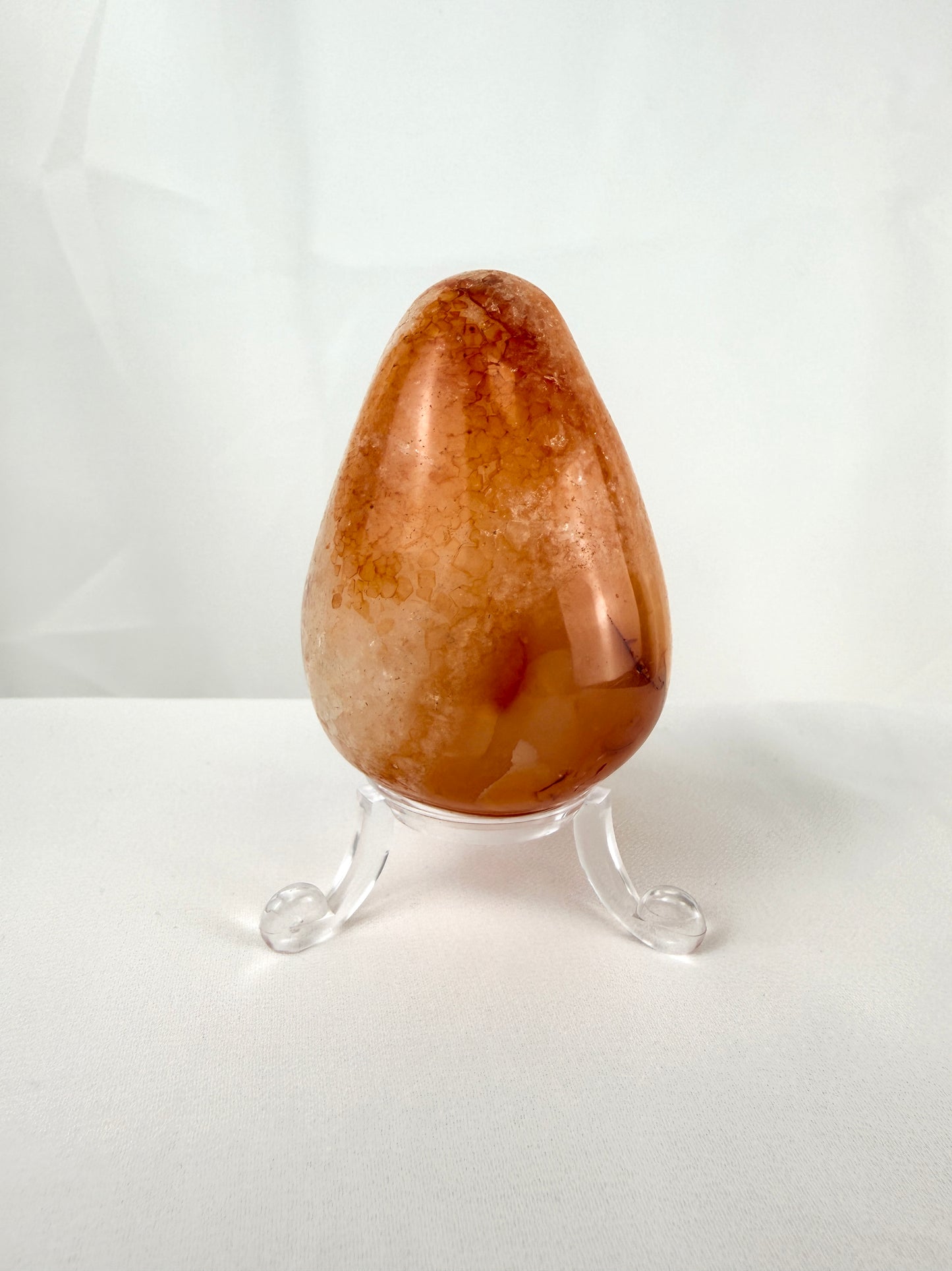Carnelian Crystal Egg - Madagascar - 0.19kg