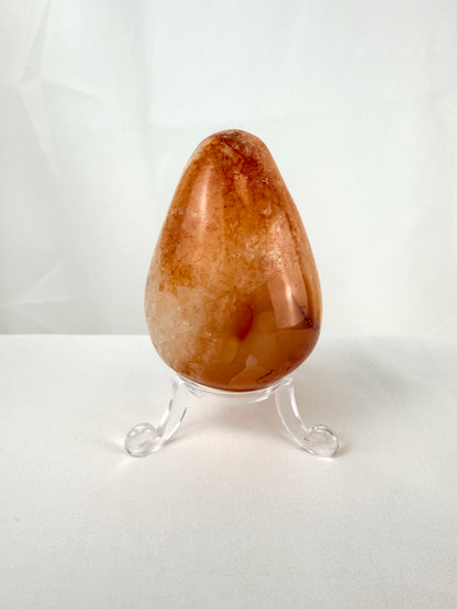 Carnelian Crystal Egg - Madagascar - 0.19kg