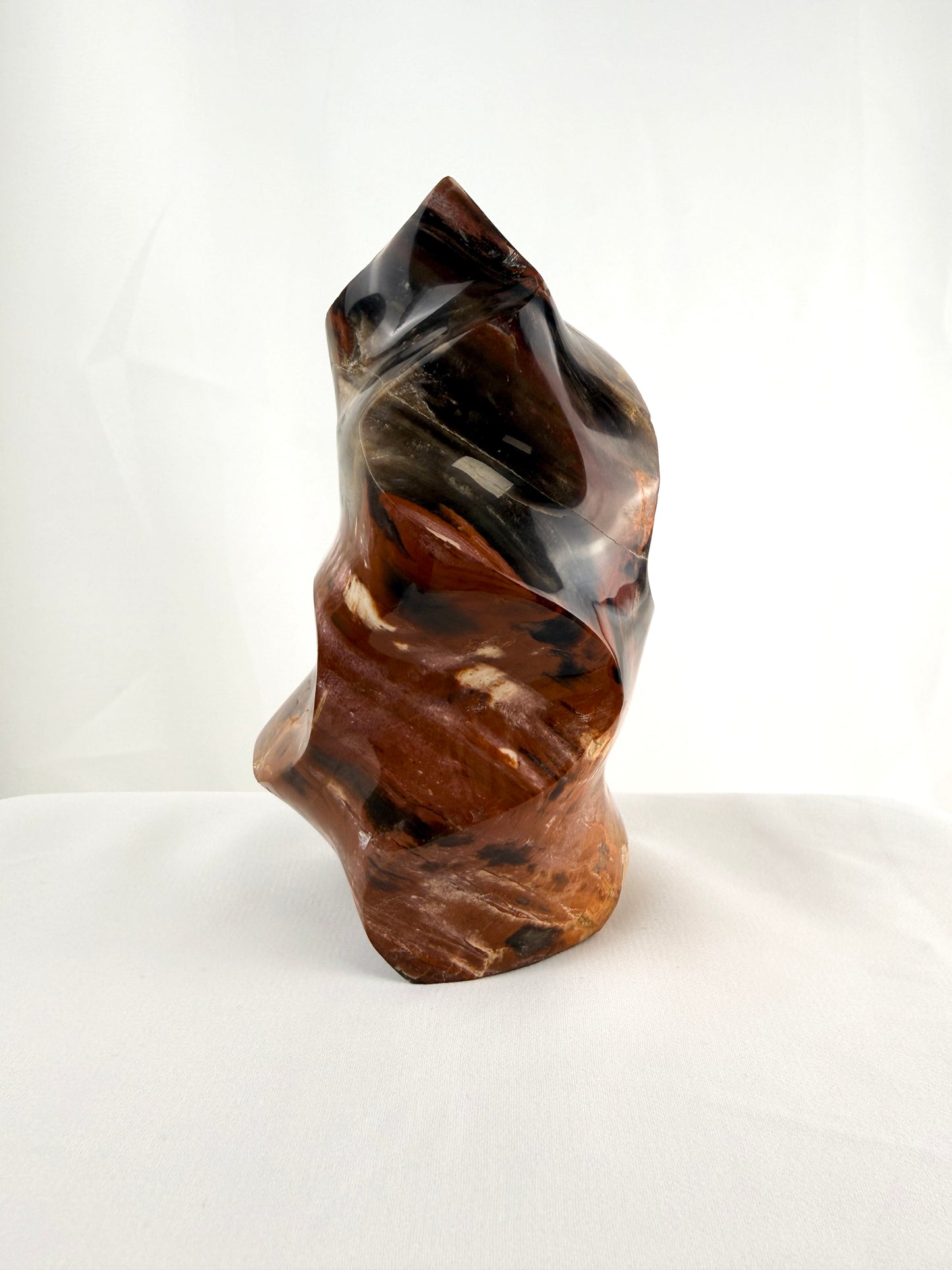 Fossilised Wood Flame - Madagascar - 0.77kg
