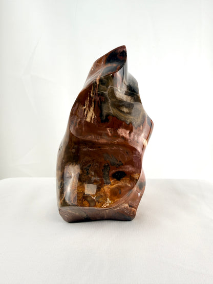 Fossilised Wood Flame - Madagascar - 0.77kg