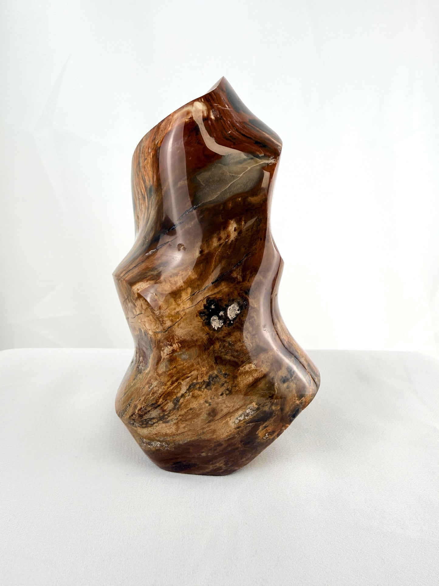 Fossilised Wood Flame - Madagascar - 0.77kg