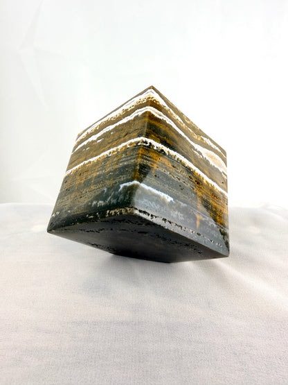 Natural Ocean Jasper Cube - Madagascar - 0.61kg