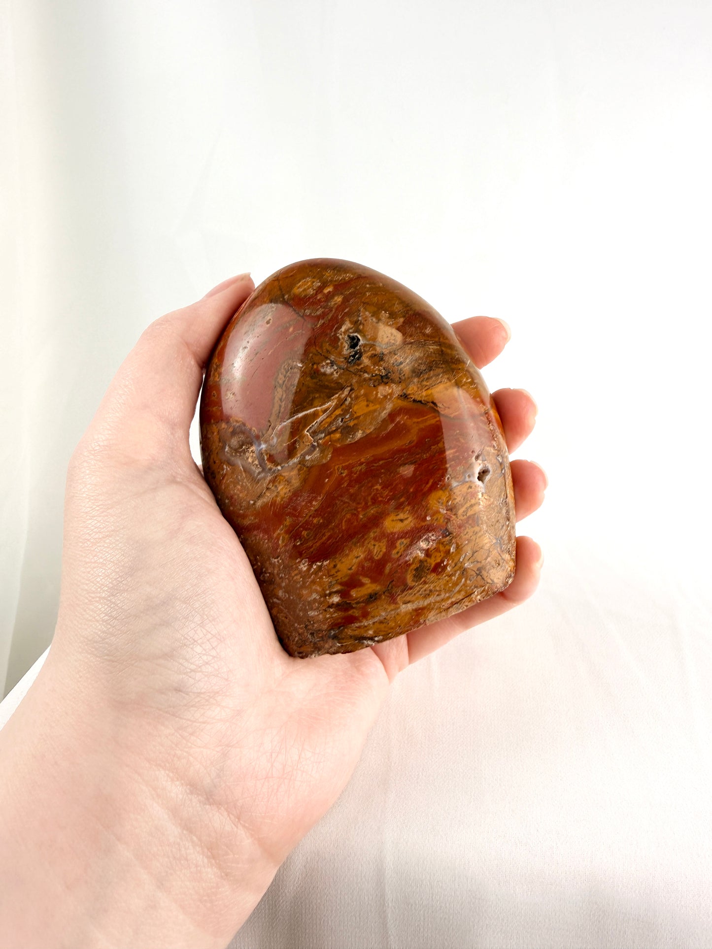 Natural Ocean Jasper Freeform Crystal - Madagascar - 0.41kg