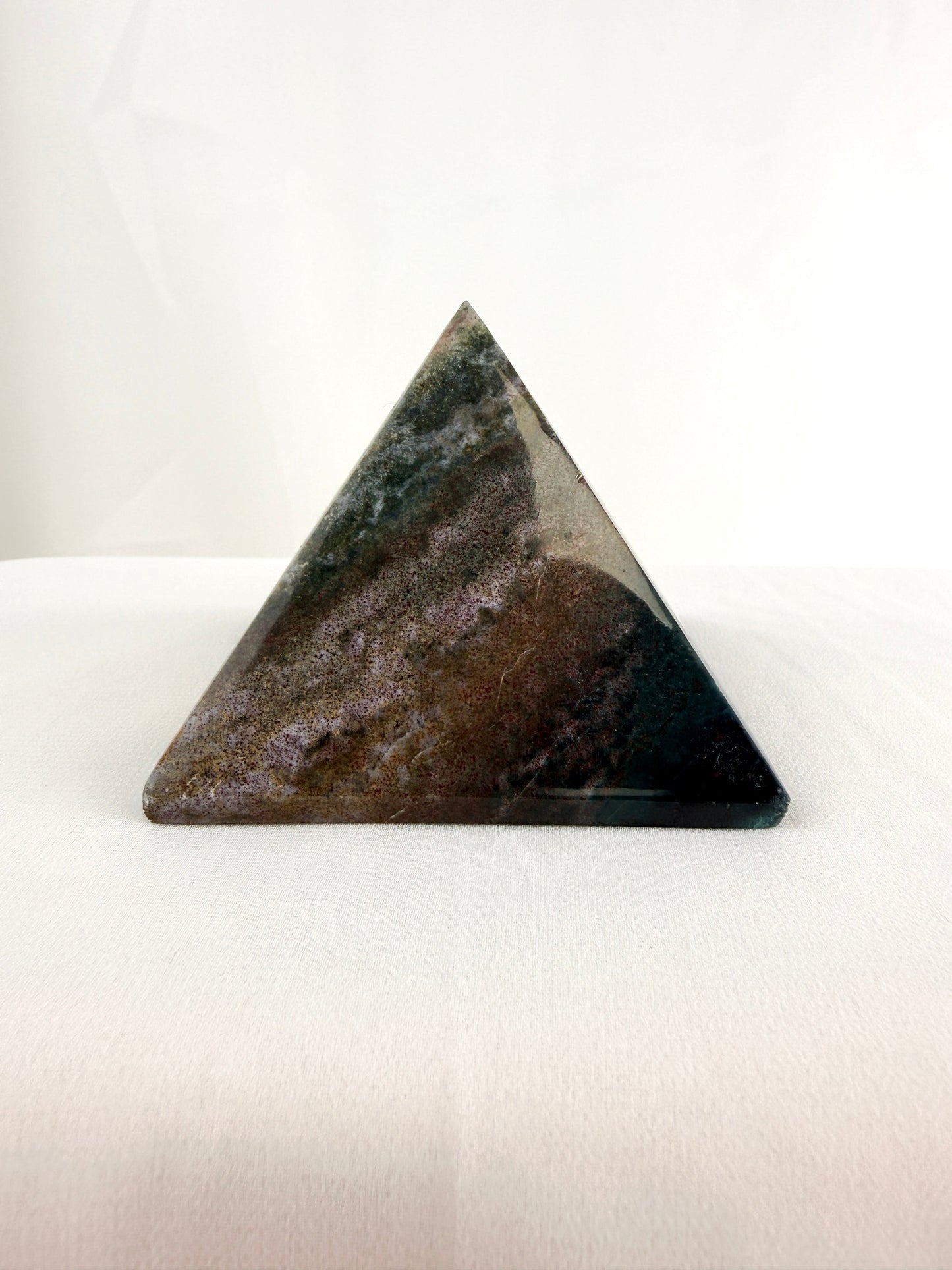 Natural Ocean Jasper Pyramid Crystal - Madagascar - 0.30kg