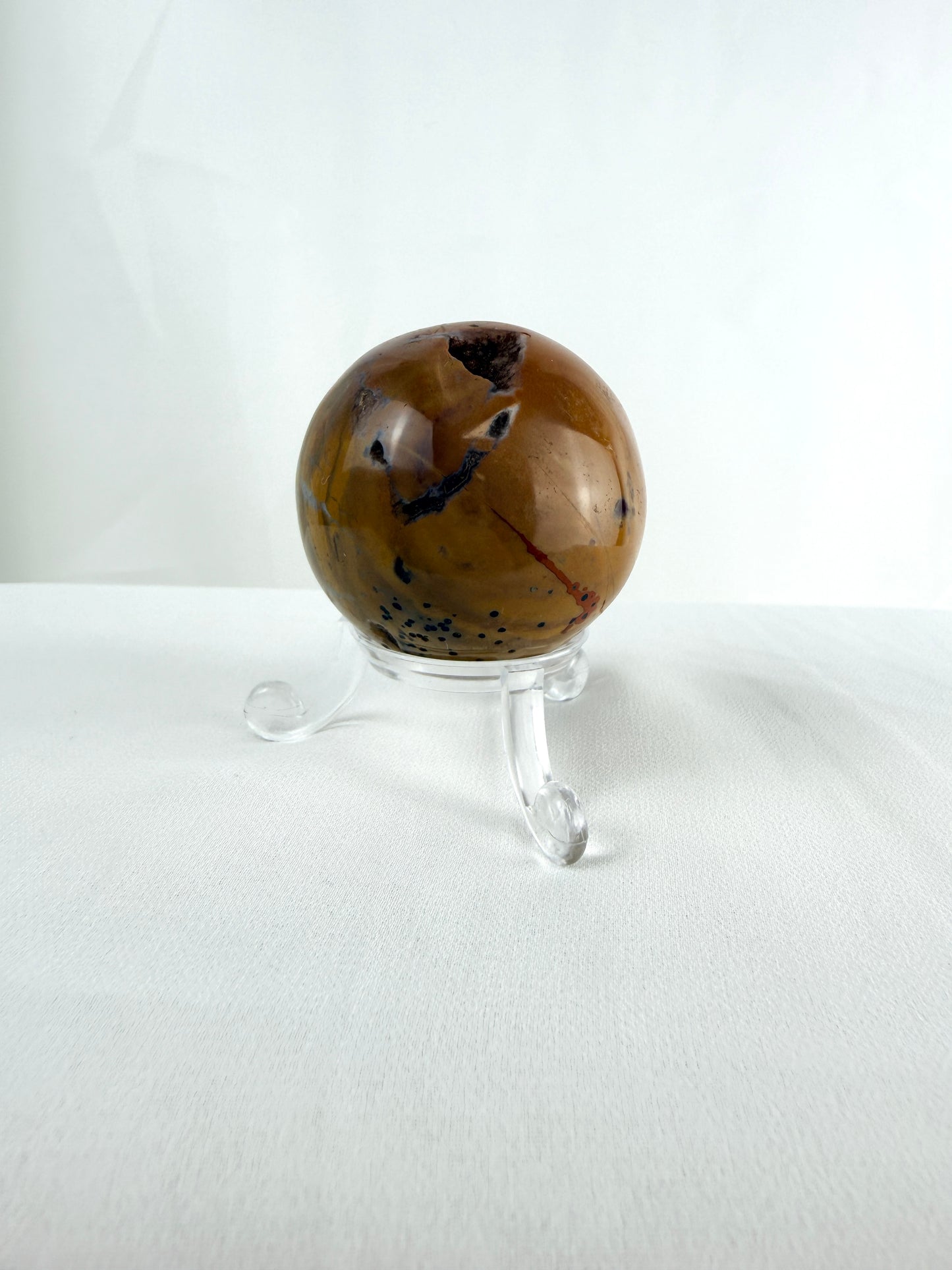 Natural Ocean Jasper Sphere Crystal - Madagascar - 0.12kg