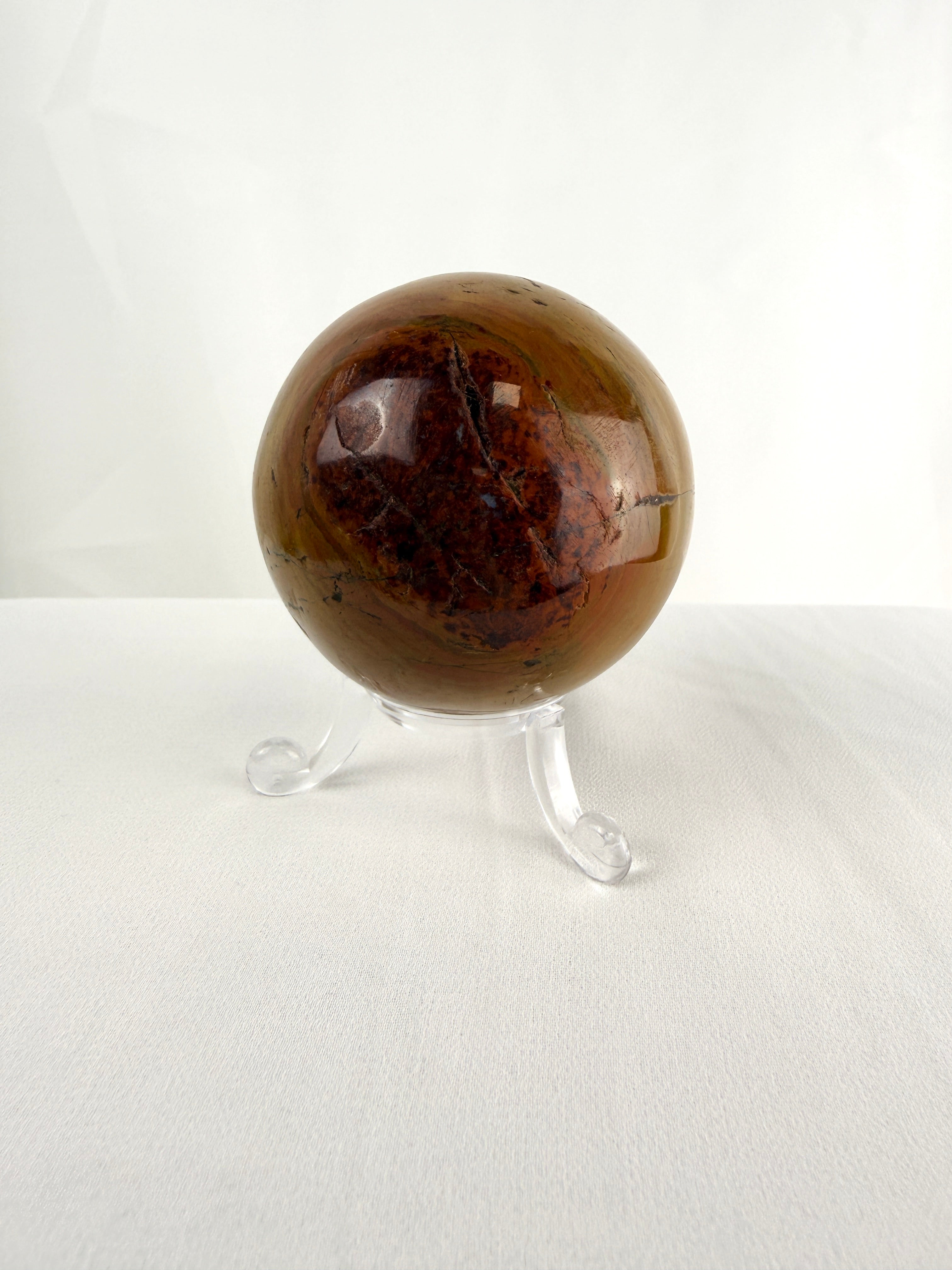 Natural Ocean Jasper Sphere Crystal