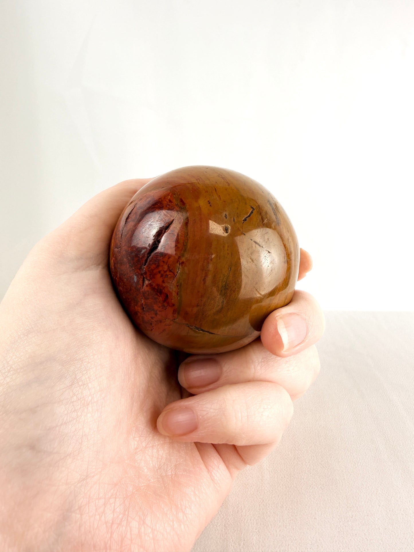 Natural Ocean Jasper Sphere Crystal - Madagascar - 0.27kg