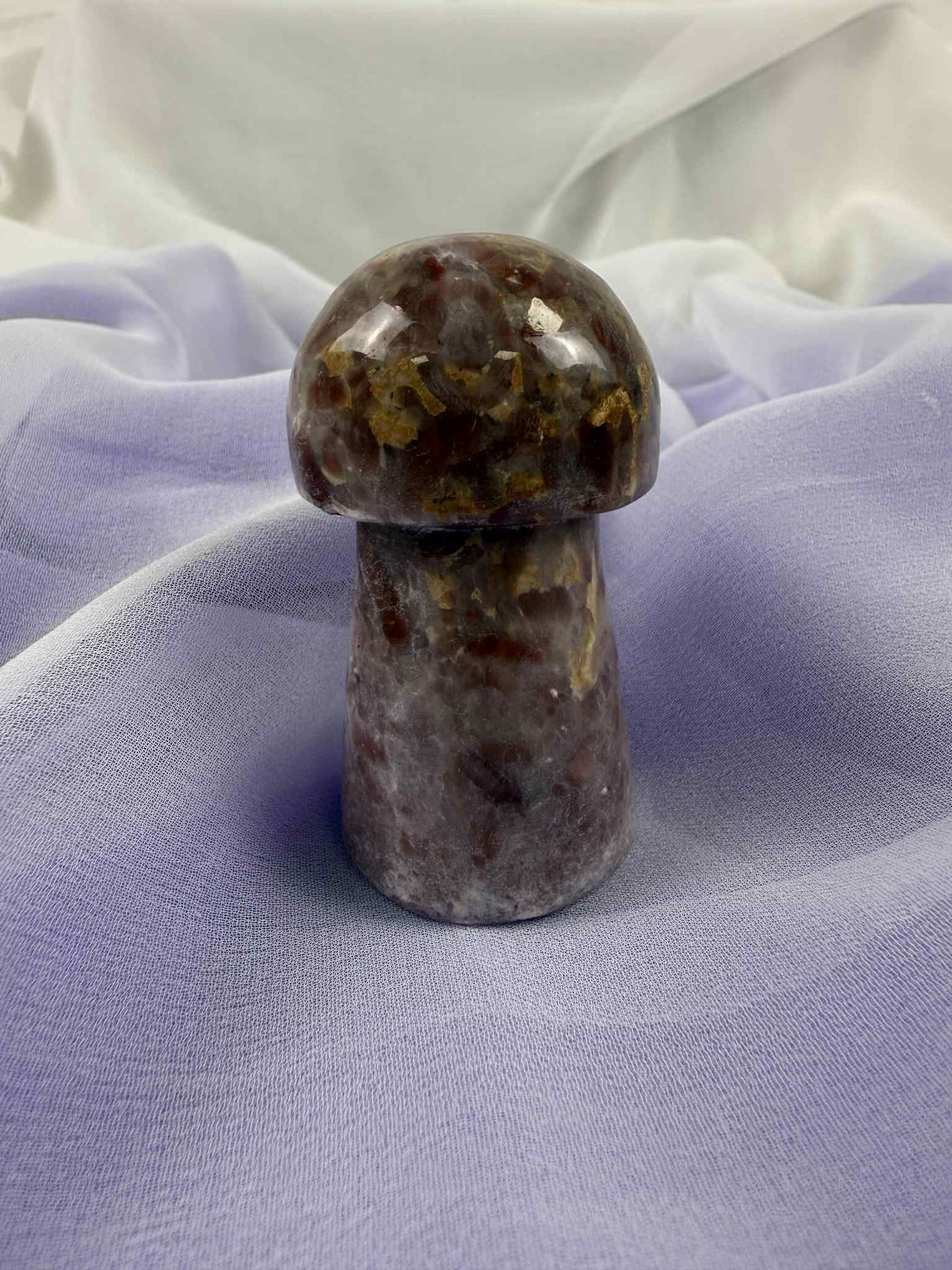 Strawberry Calcite Mushroom #2