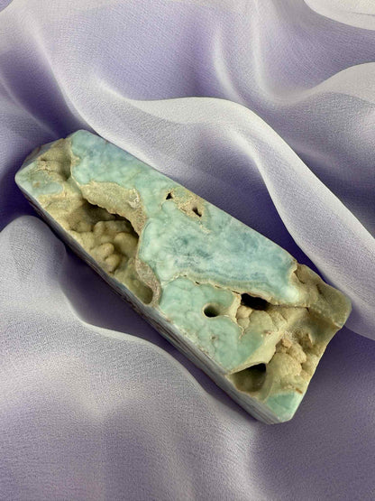 Caribbean Calcite Polished Point #2