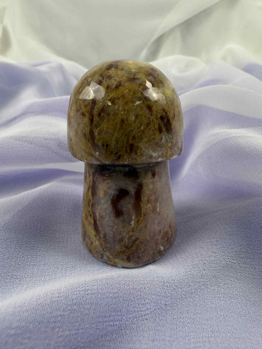 Strawberry Calcite Mushroom #1