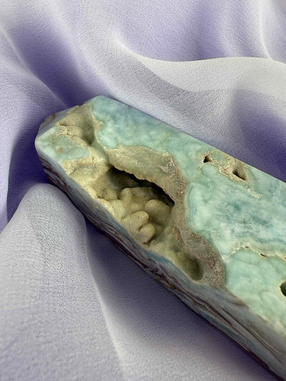 Caribbean Calcite Polished Point #2