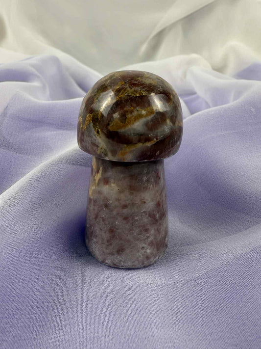 Strawberry Calcite Mushroom #2
