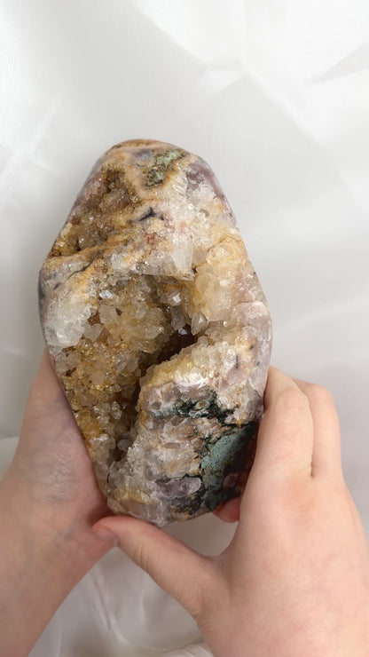 Pink Amethyst Crystal Freeform - Brazil - 1.45kg (#1)